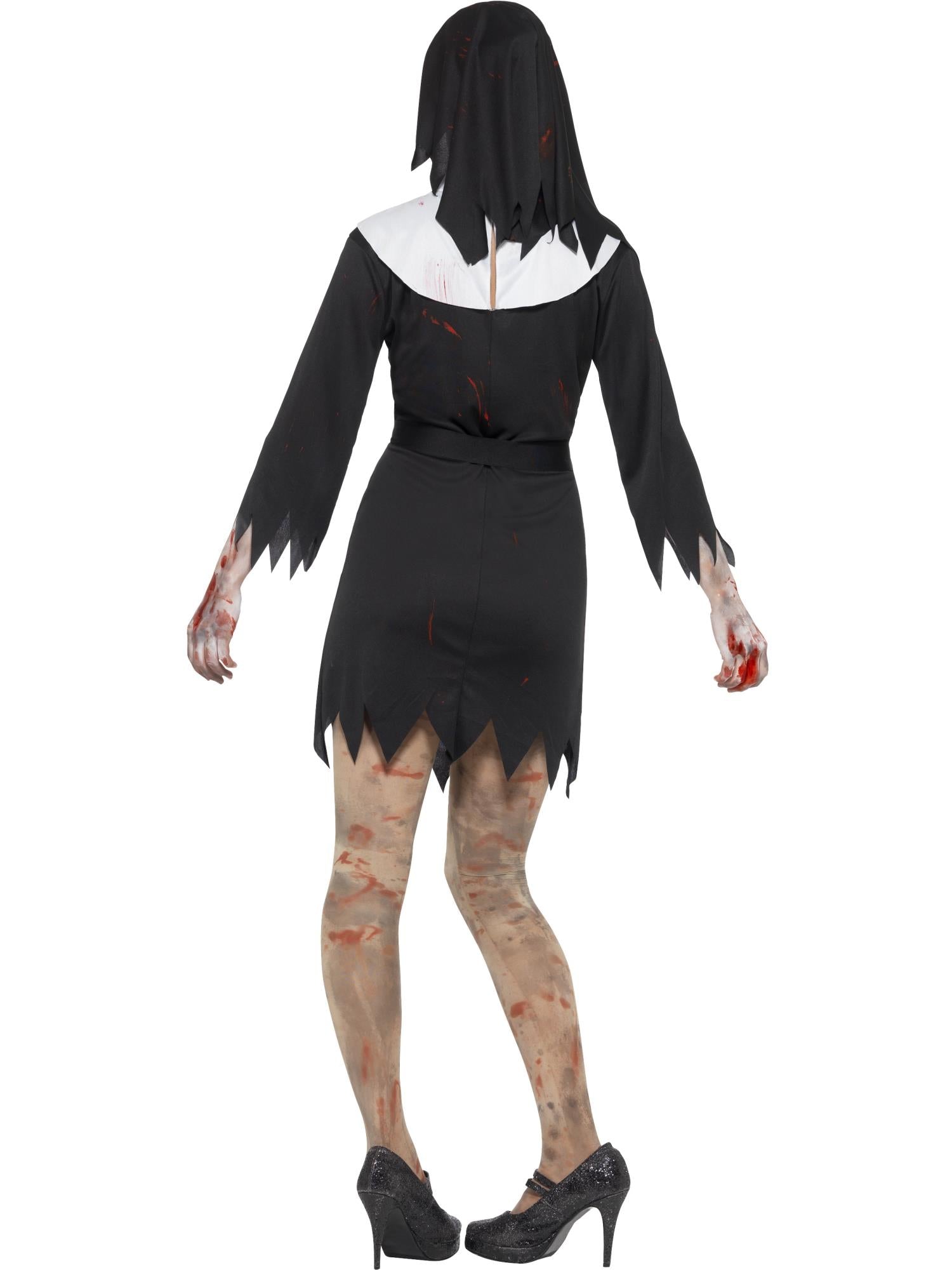 Zombie Sister Costume, Black 2