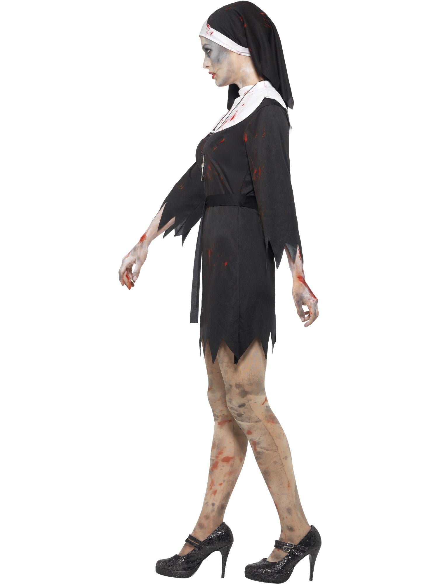 Zombie Sister Costume, Black 3
