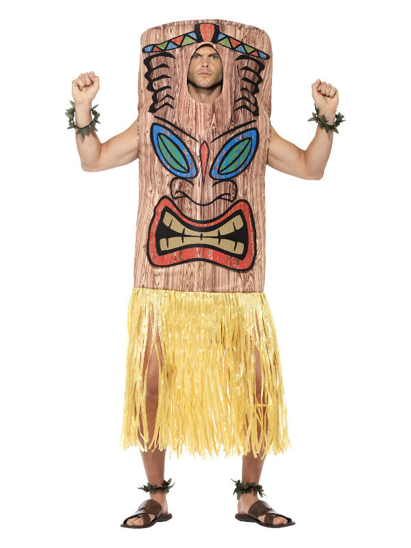 Tiki Totem Costume, Brown - 2