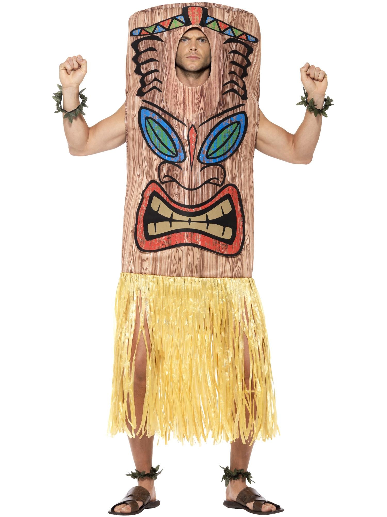 Tiki Totem Costume, Brown 1