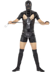 Bondage Gimp Costume with Bodysuit, Black 1