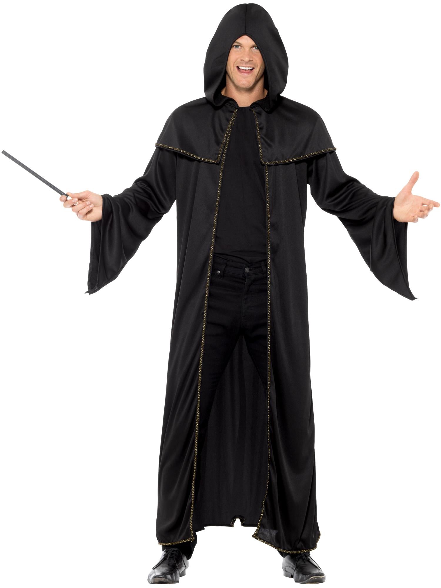 Wizard Cloak, Adult, Black 1