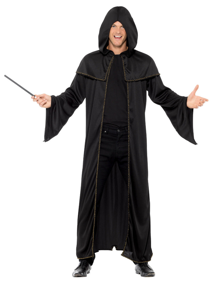 Wizard Cloak, Adult, Black - 1