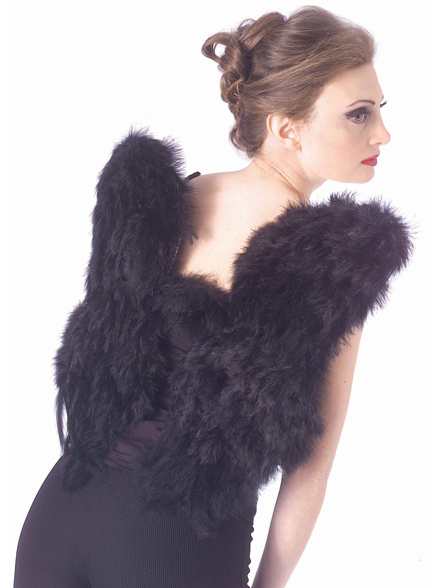 BLACK FEATHER WINGS 1