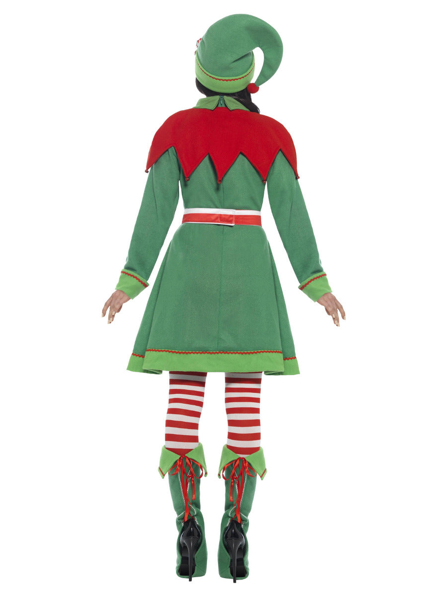 Deluxe Miss Elf Costume, Green - 3