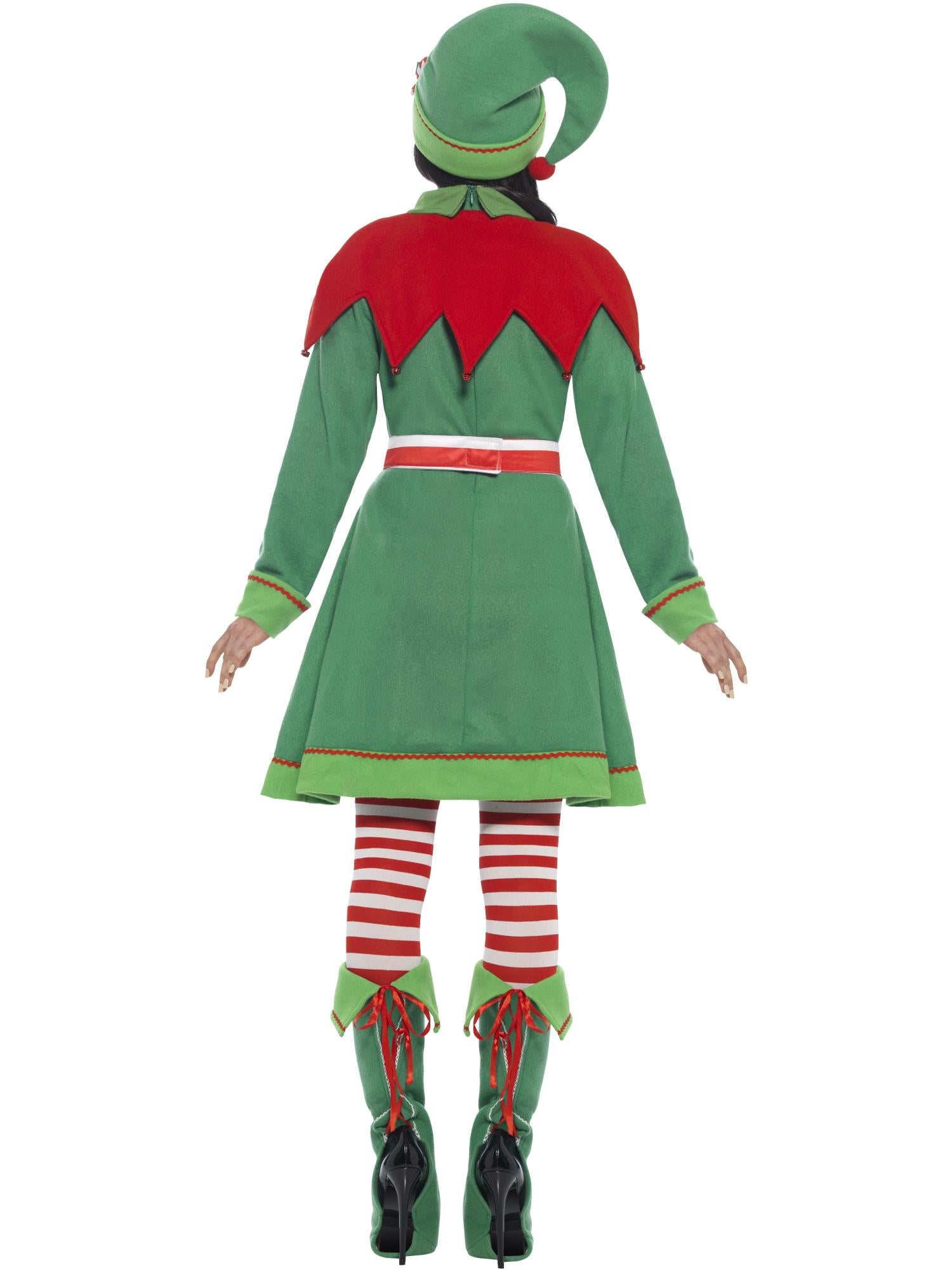 Deluxe Miss Elf Costume, Green 2