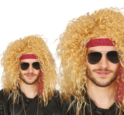 BLOND ROCKER CURLY WIG (BOX CONTAINER)