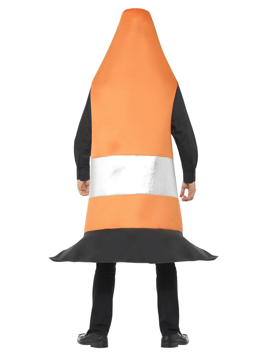 Traffic Cone Costume, Orange - 3