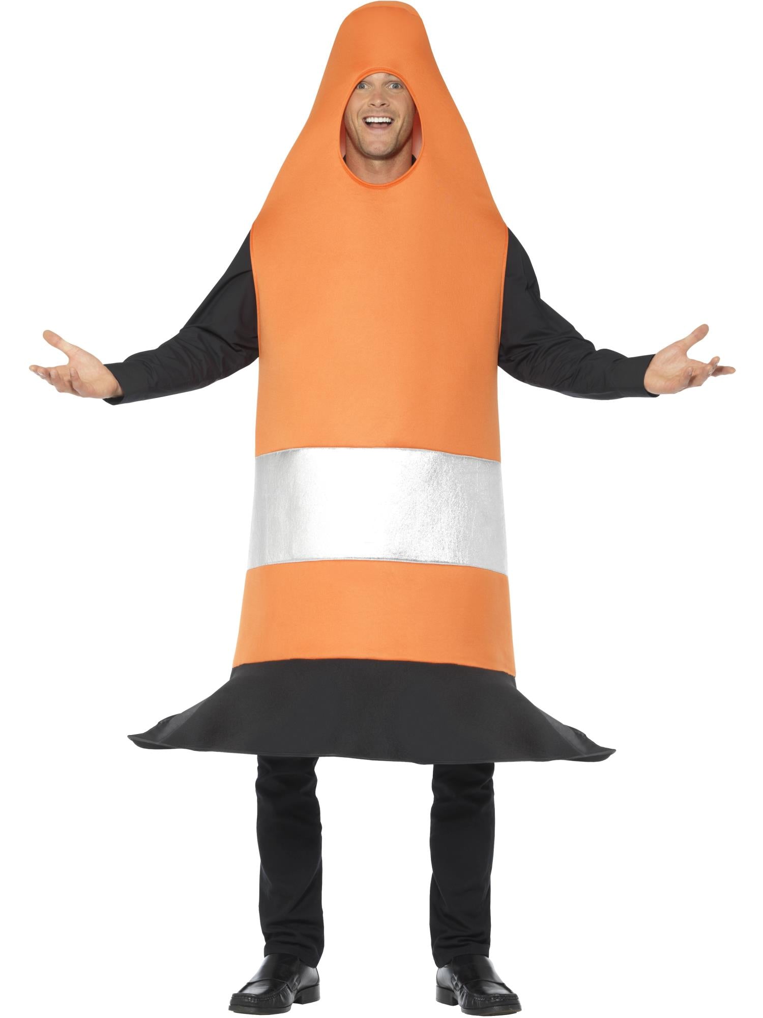 Traffic Cone Costume, Orange 1