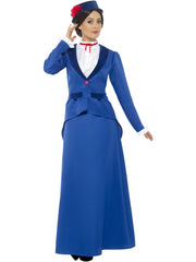 Victorian Nanny Costume, Blue 1
