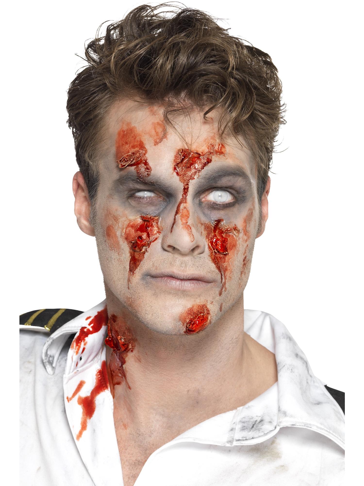 Smiffys Make-Up FX, Fake Blood & Latex Kit, 1