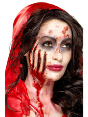 Smiffys Make-Up FX, Latex Claw Wound Scar, Red 1