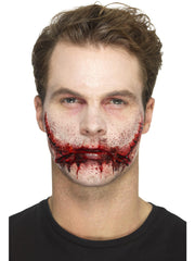 Smiffys Make-Up FX, Latex Stitched Smile Wounds, R 1