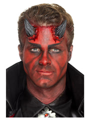 Smiffys Make-Up FX, Latex Devil Horn Prosthetics,  - 1