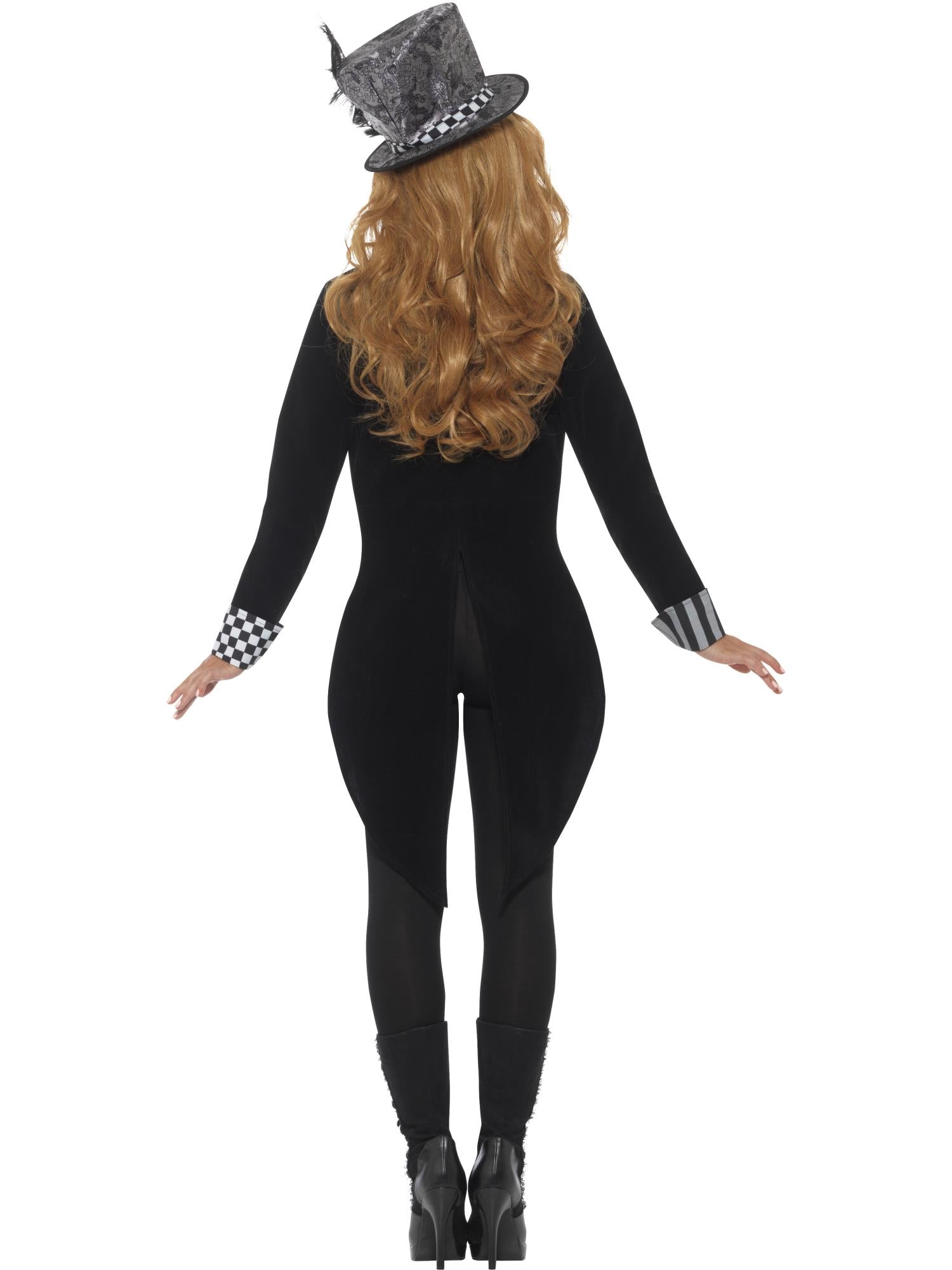 Deluxe Dark Miss Hatter Costume, Black 2