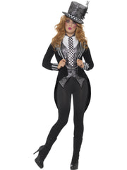 Deluxe Dark Miss Hatter Costume, Black 1