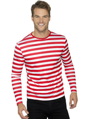 Stripy T-Shirt, Red 1
