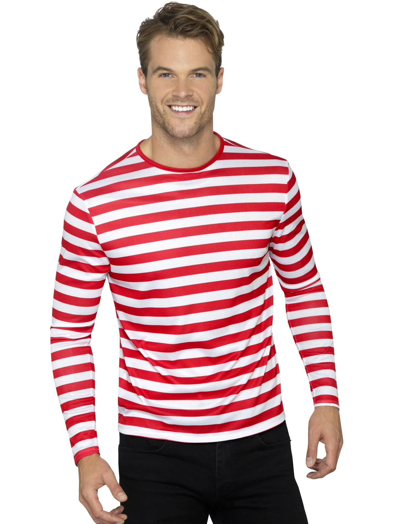 Stripy T-Shirt, Red 1