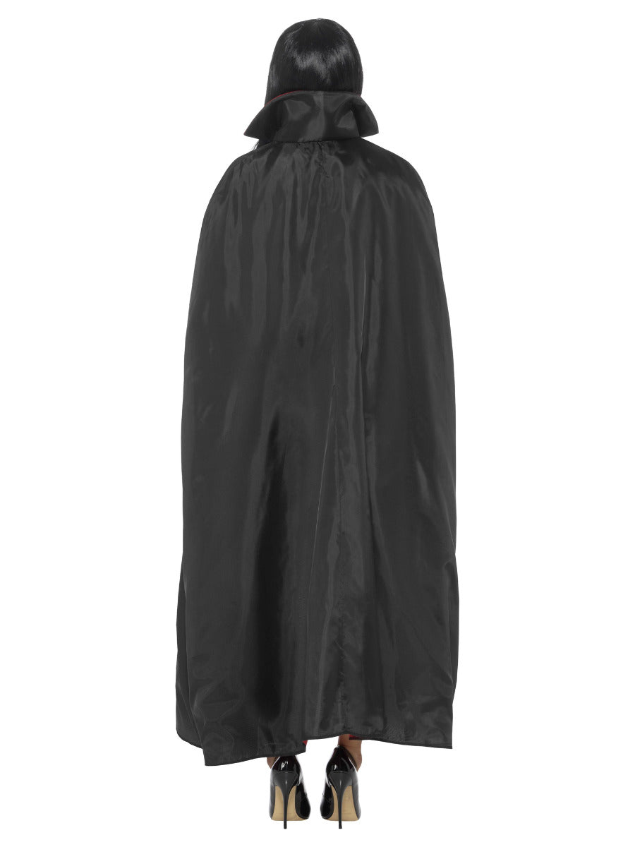 Reversible Vampire Cape, Black & Red - 3