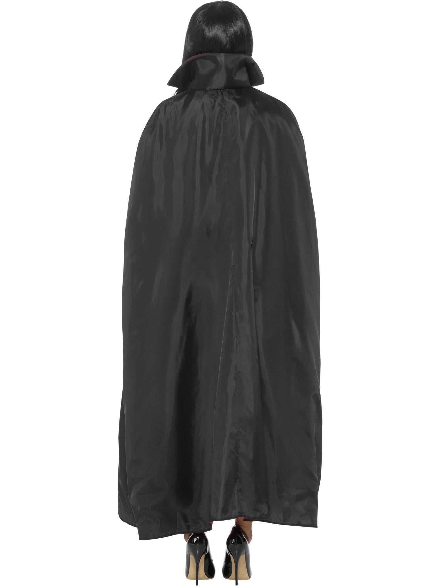 Reversible Vampire Cape, Black & Red 2