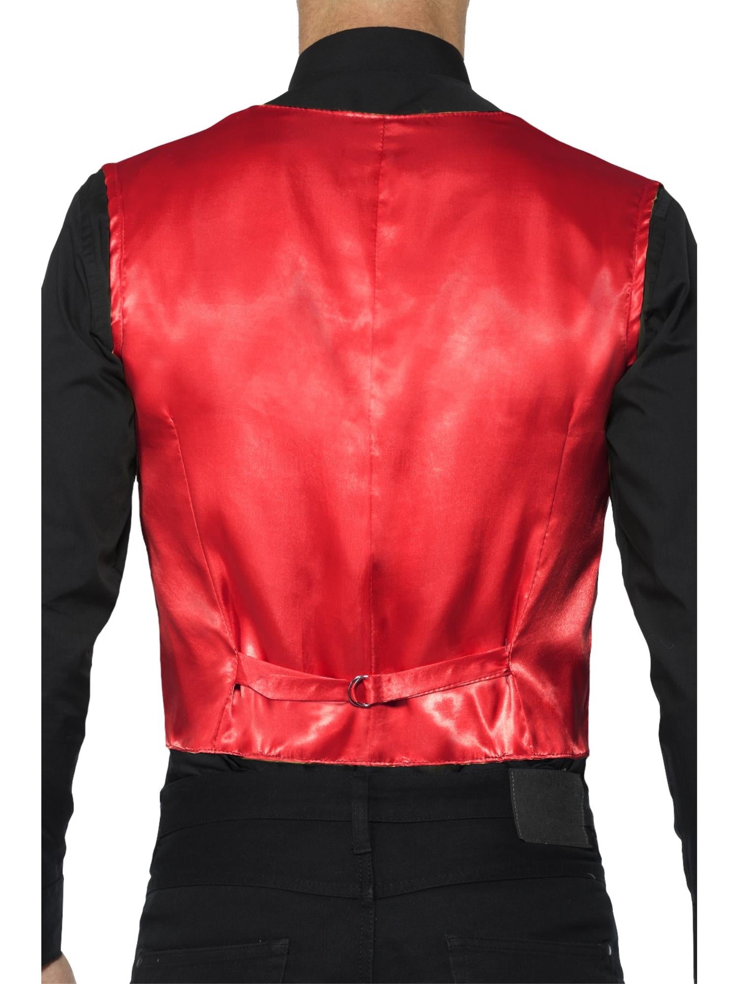 Sequin Waistcoat, Red 2