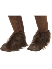 Beast / Krampus Demon Hoof Shoe Covers, Brown 1