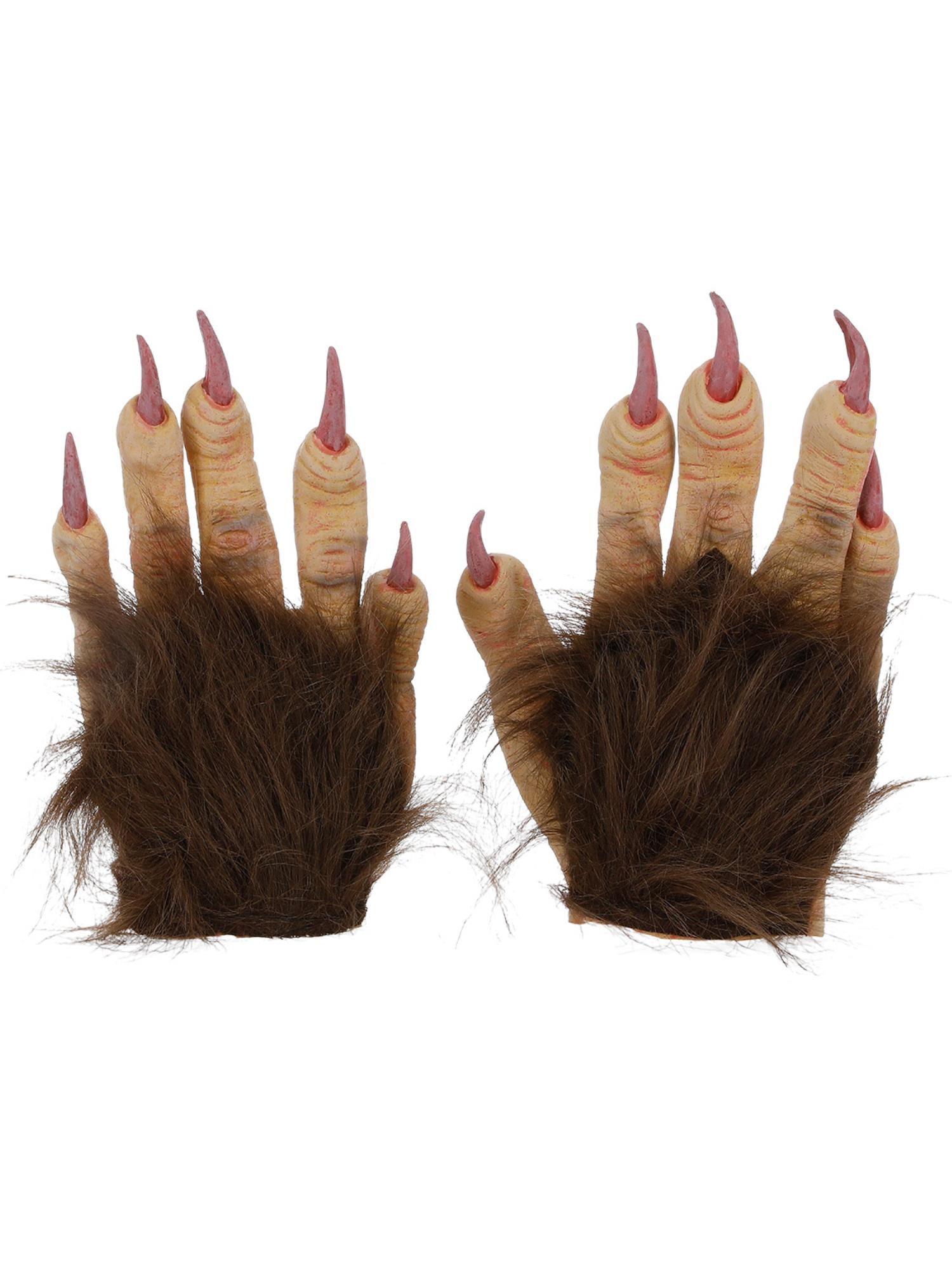 Beast / Krampus Demon Gloves, Brown 2