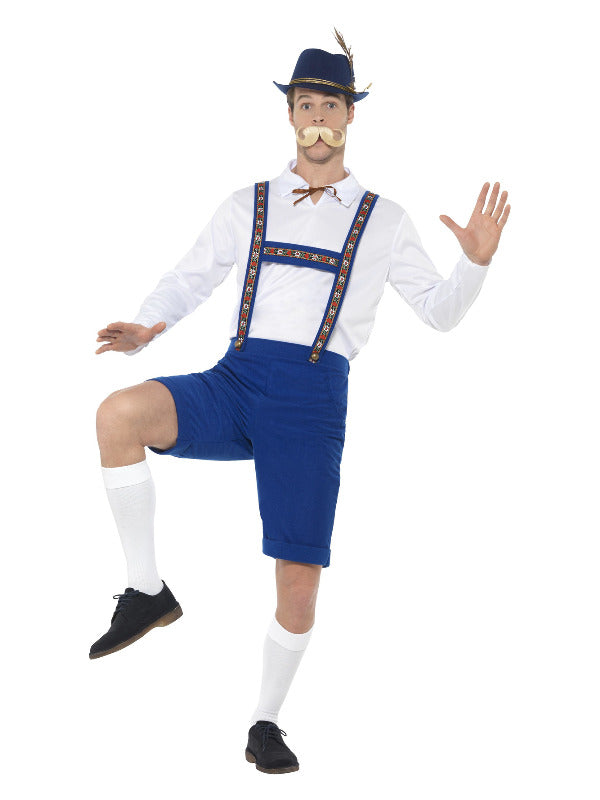 Bavarian Costume, Blue - 2