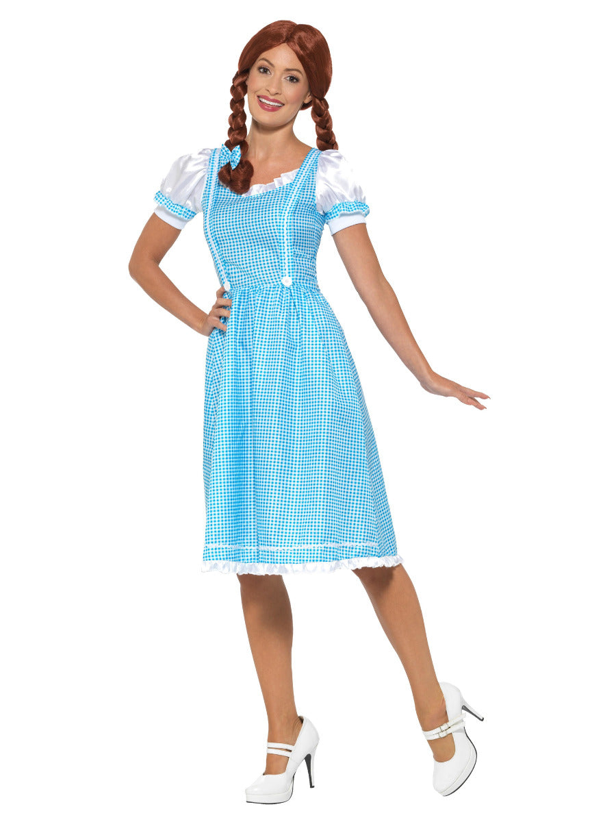 Kansas Country Girl Costume, Blue & White - 3