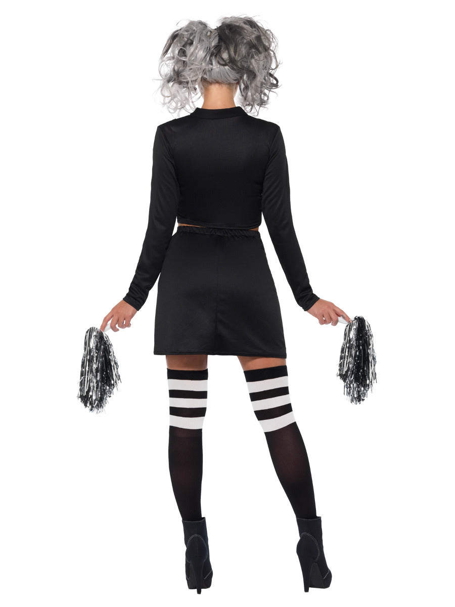 Fever Gothic Cheerleader Costume, Black - 3