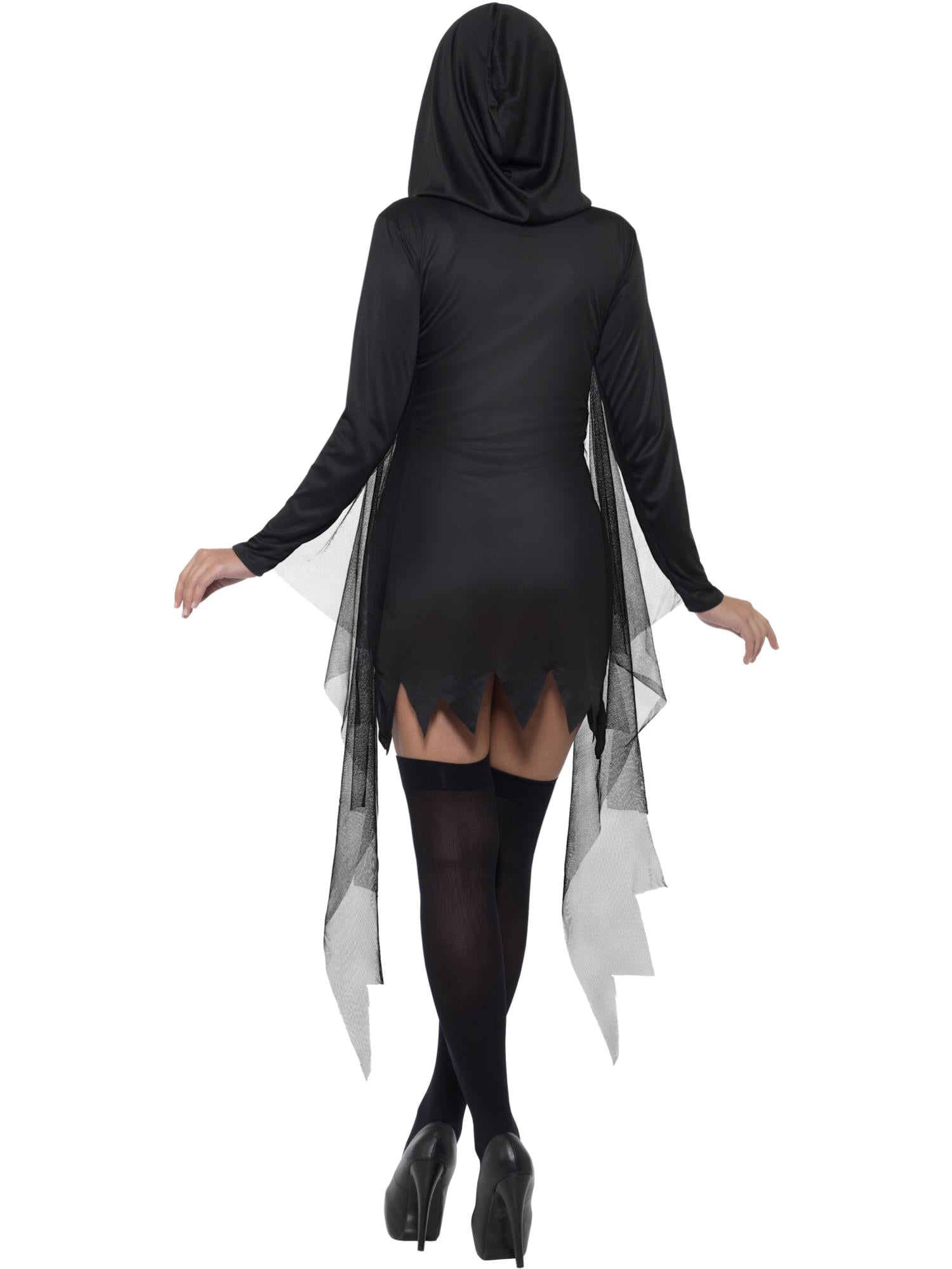 Fever Sexy Reaper Costume, Black 2