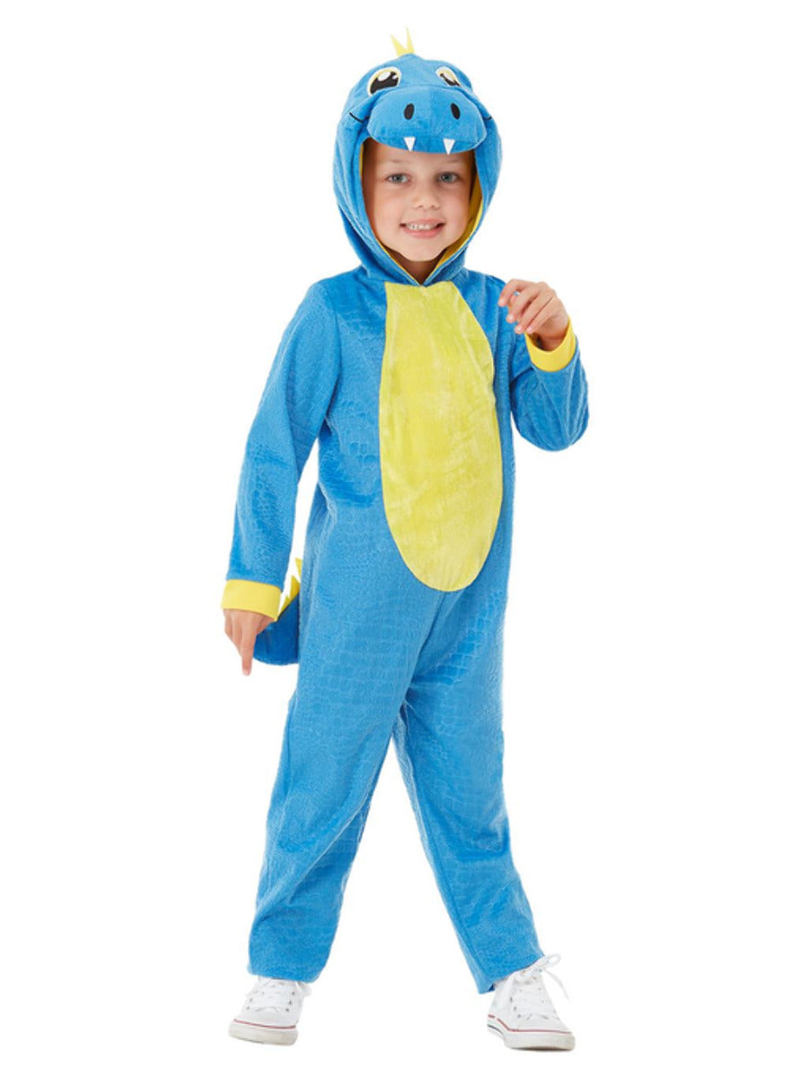 Toddler Dinosaur Costume, Blue - 1