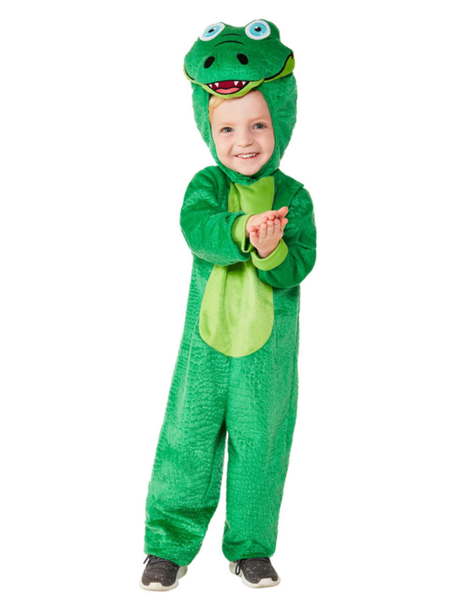 Toddler Crocodile Costume, Green - 5