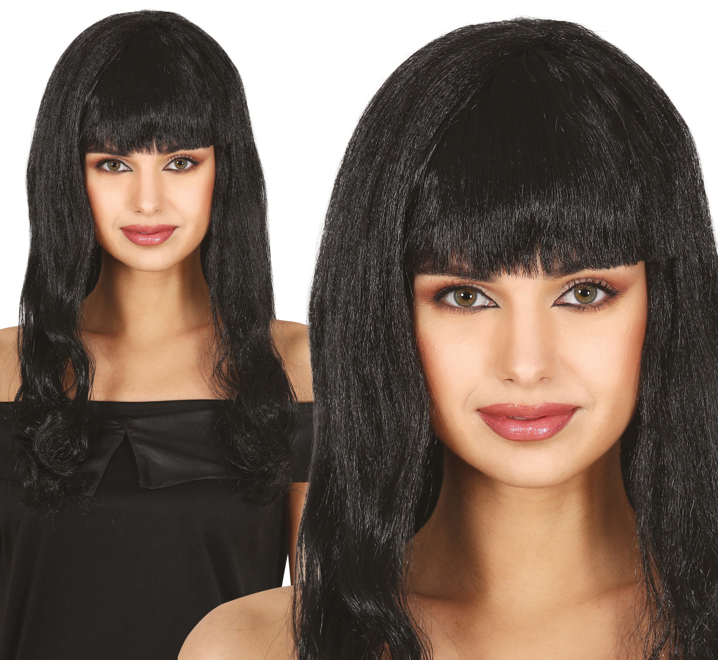 LONG WIG WITH FRINGE