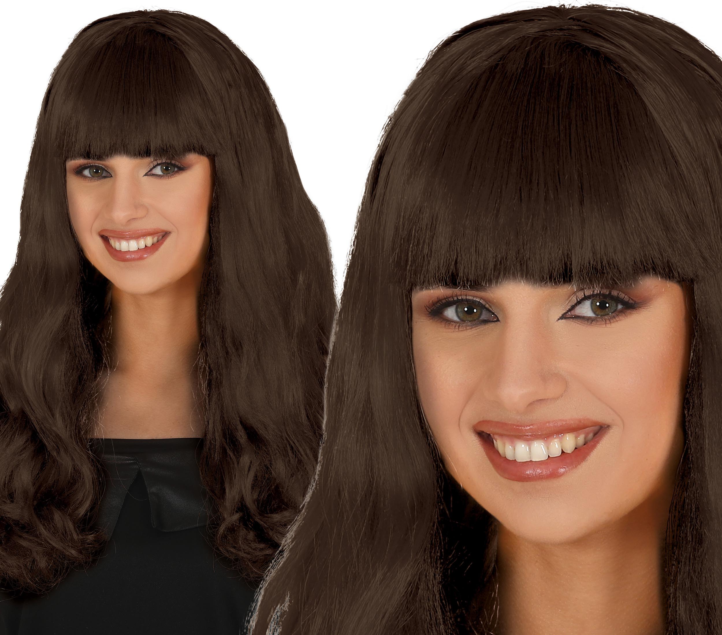 LONG WIG WITH FRINGE