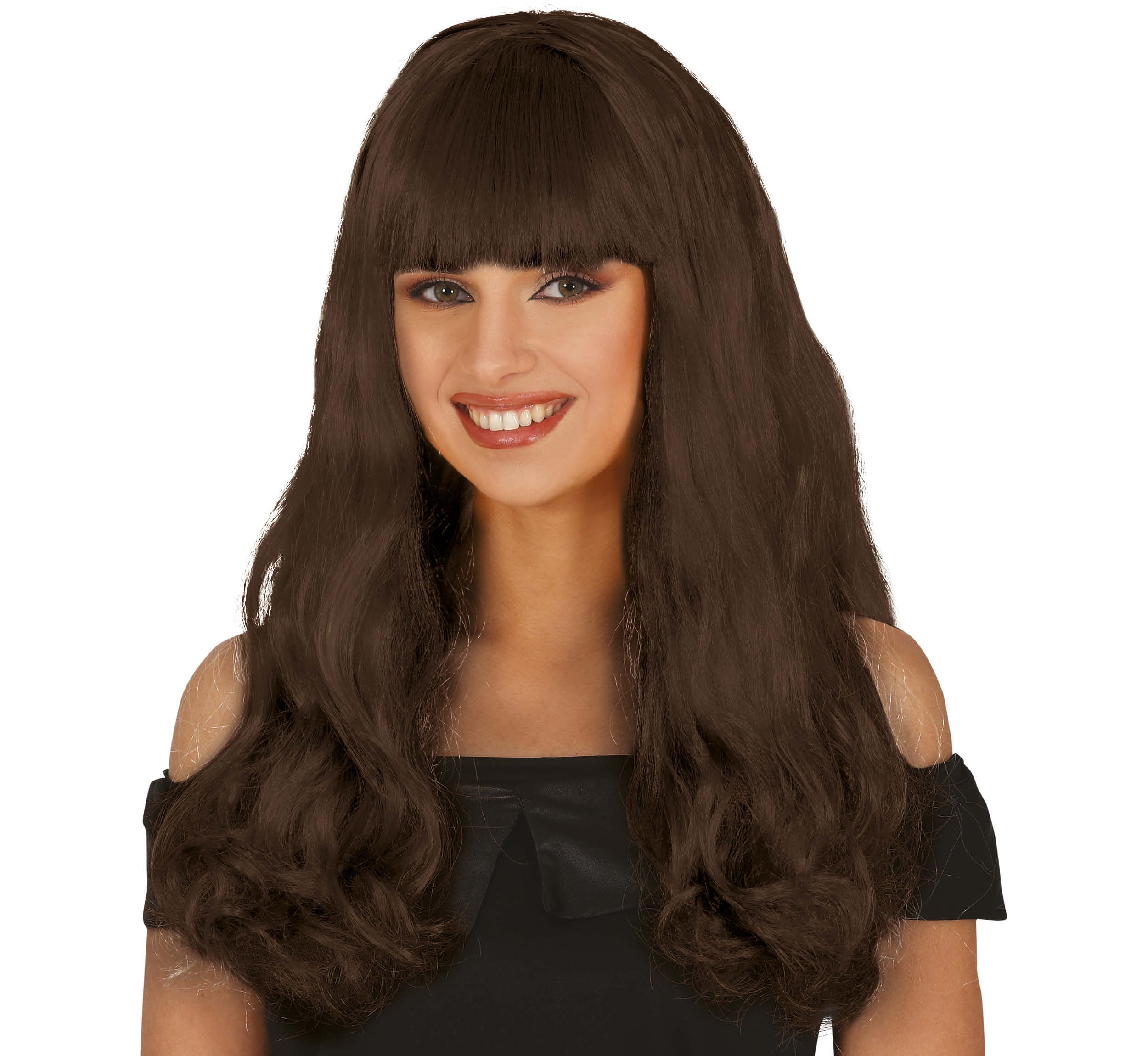 LONG WIG WITH FRINGE