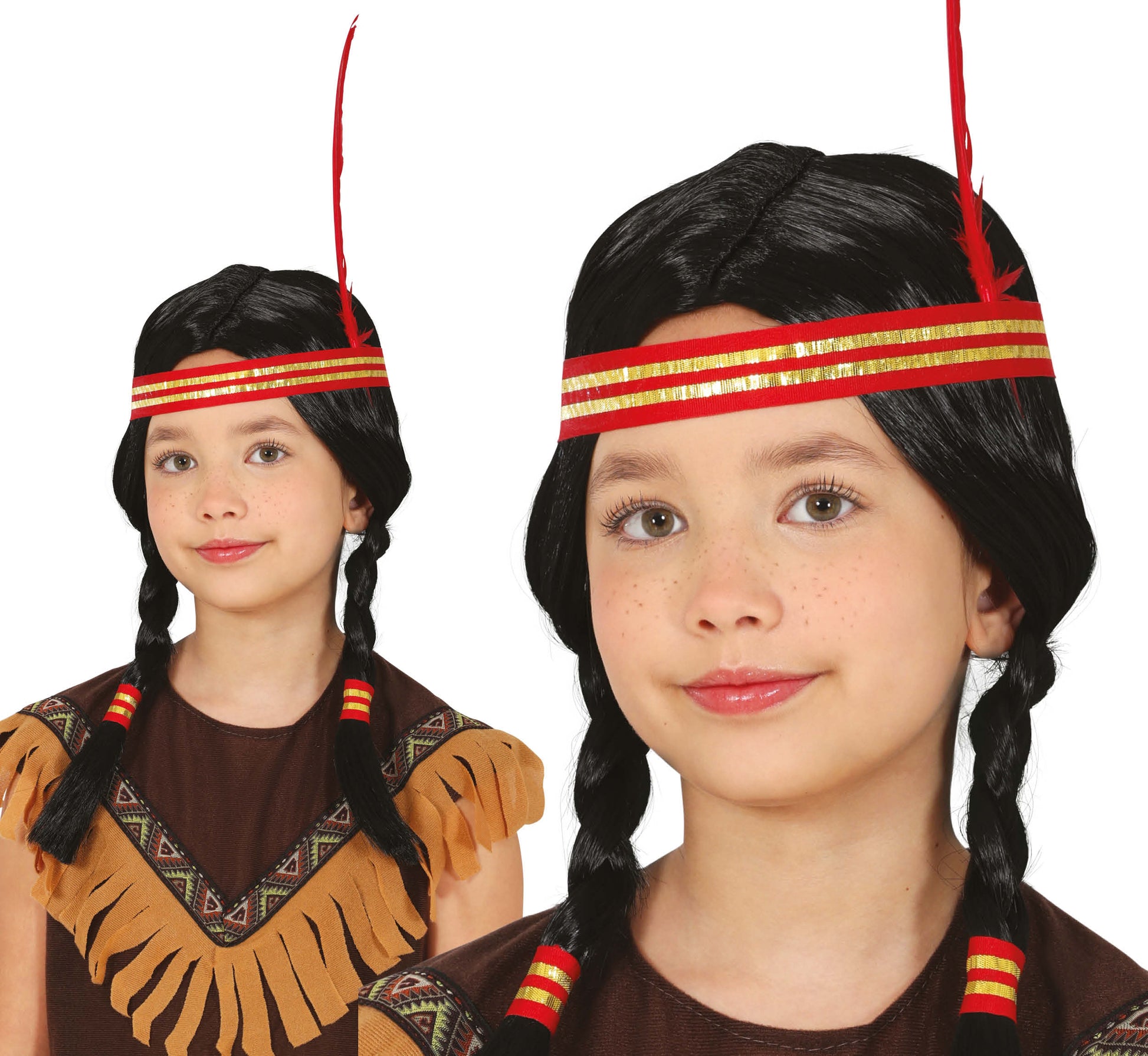 INDIAN BRAIDS WIG (BOX PACKAGING), CHILDREN