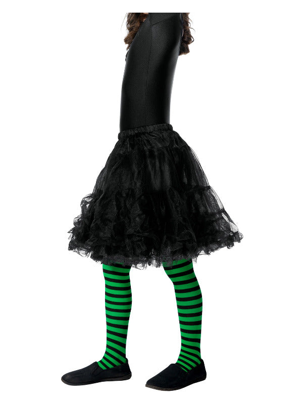 Wicked Witch Tights, Child, Green & Black - 2