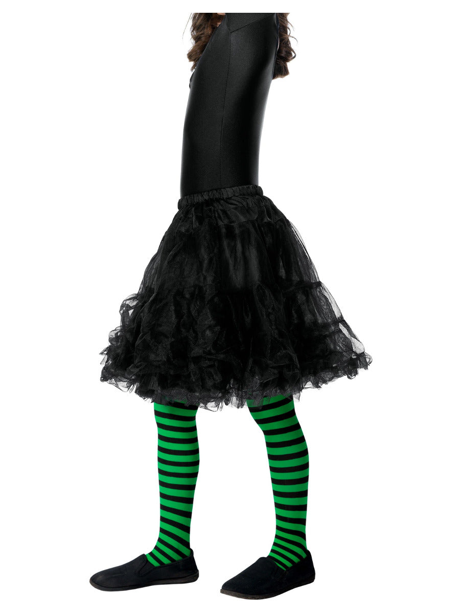Wicked Witch Tights, Child, Green & Black - 1