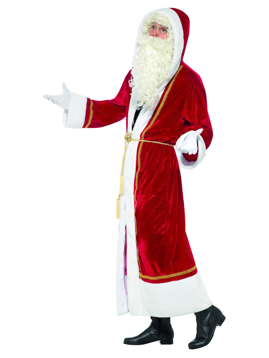 Deluxe Santa Cloak, Red - 4