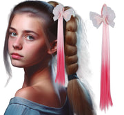 PINK WAVE WITH BOW 40 CMS