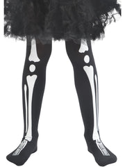 Skeleton Tights, Child, Black 1