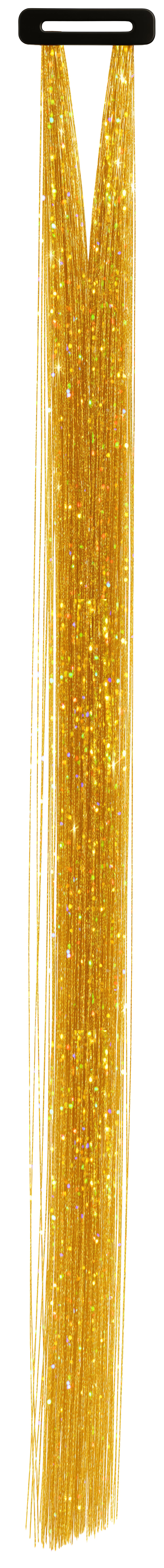 3 TINSEL HAIR EXTENSIONS 50 CM