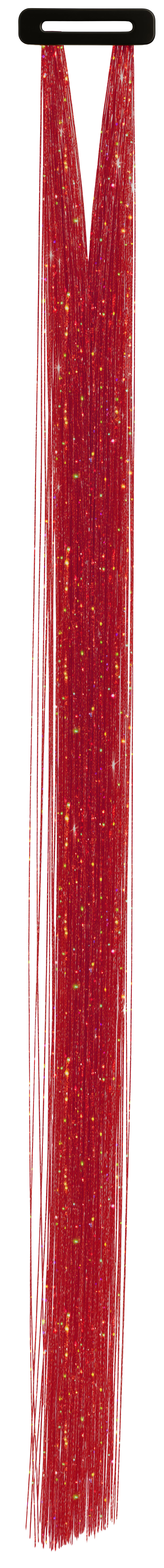 3 TINSEL HAIR EXTENSIONS 50 CM