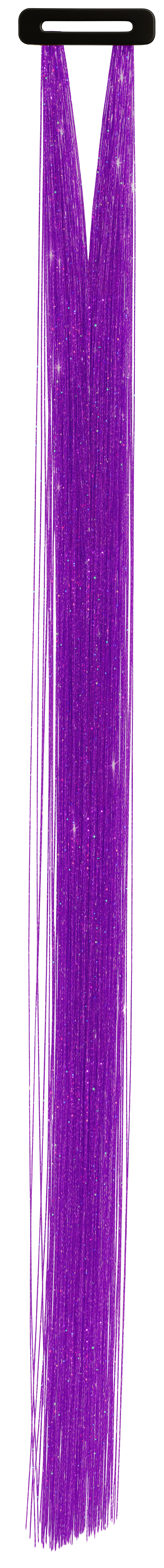 3 TINSEL HAIR EXTENSIONS 50 CM