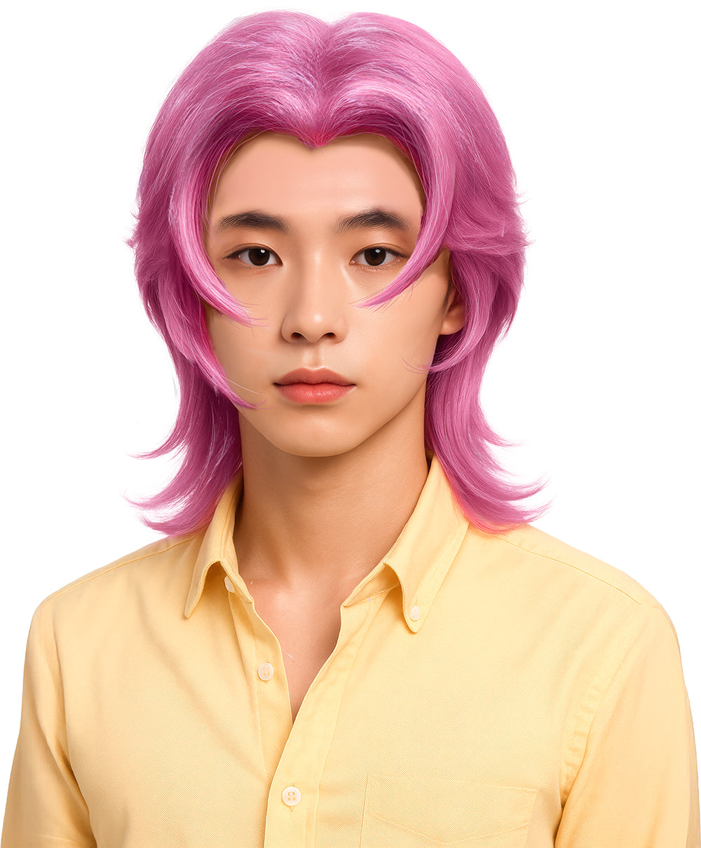 WIG K POP ROCK PINK