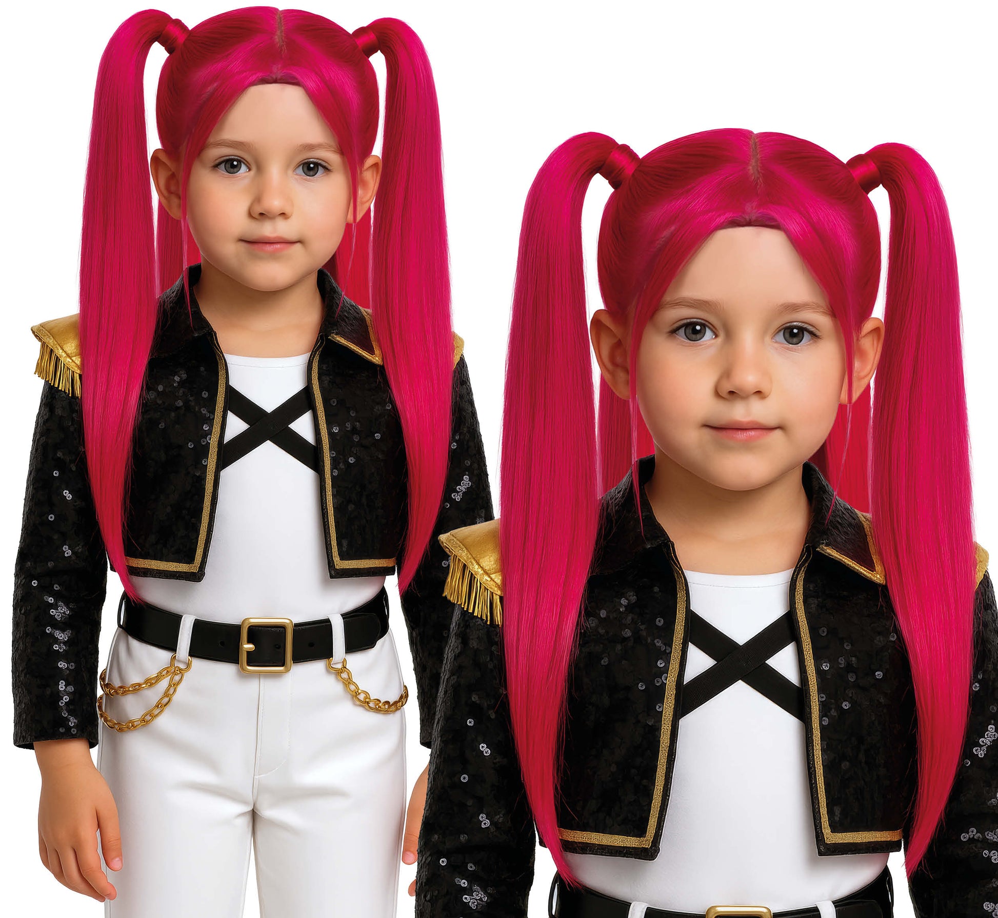 PINK BABY CHARM  K POP WIG, CHILD