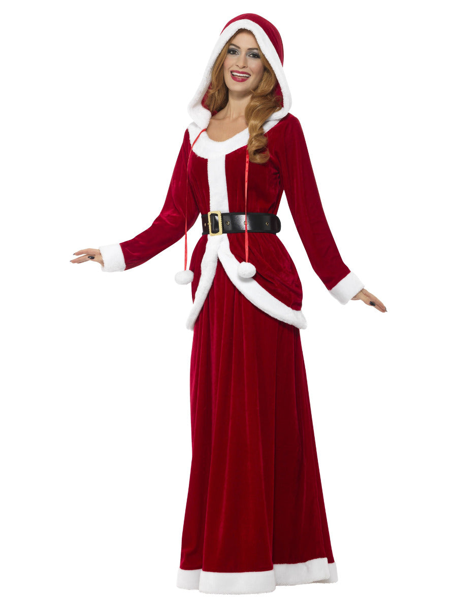 Deluxe Ms Claus Costume, Red - 4