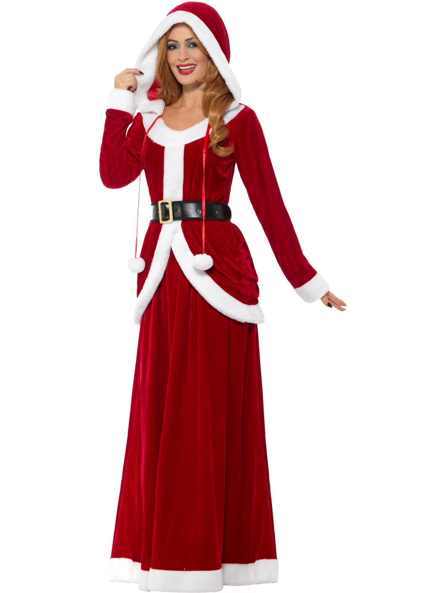 Deluxe Ms Claus Costume, Red 1
