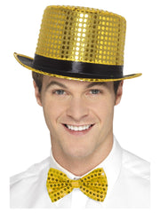 Sequin Top Hat, Gold - 1